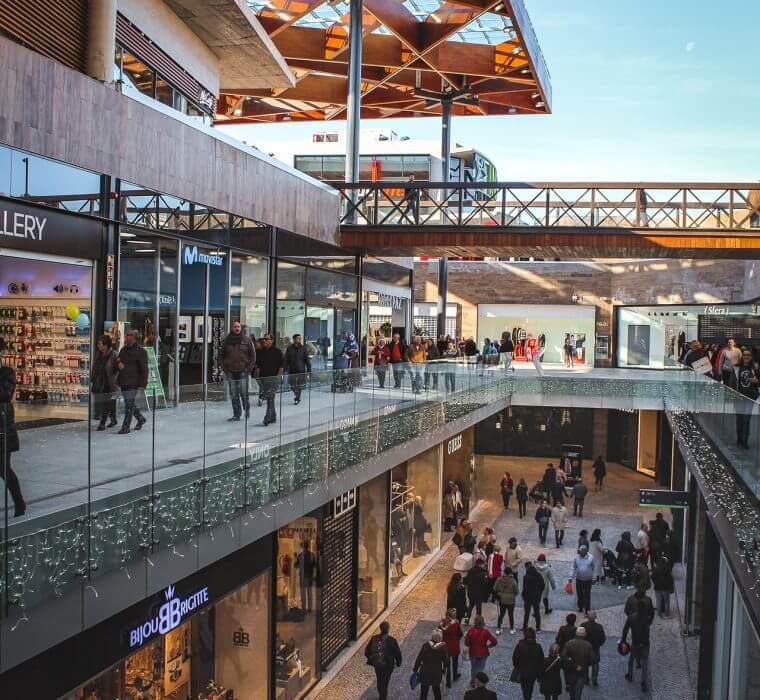 finestrelles shopping mall tconcept new construction spain barcelona