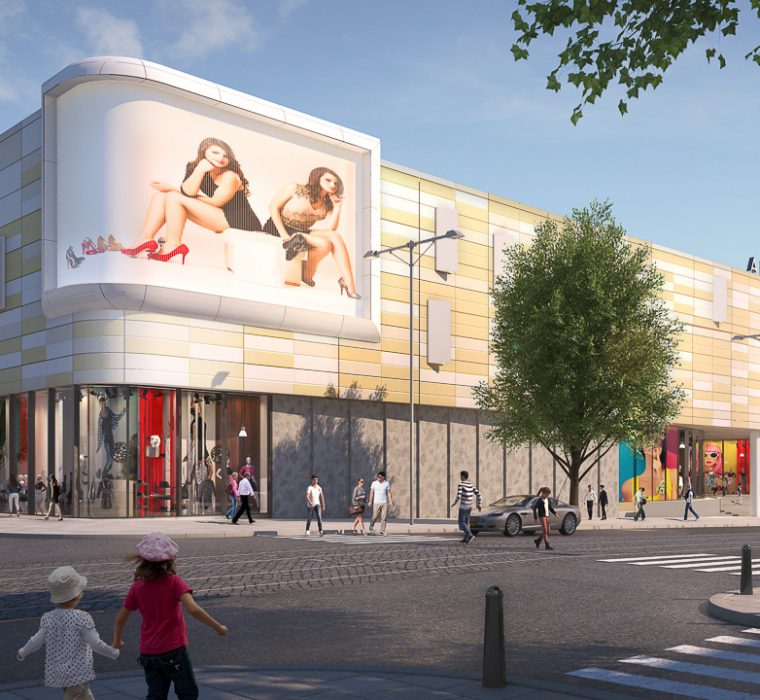 ukraine alexanderplaza retail shopping mall new project