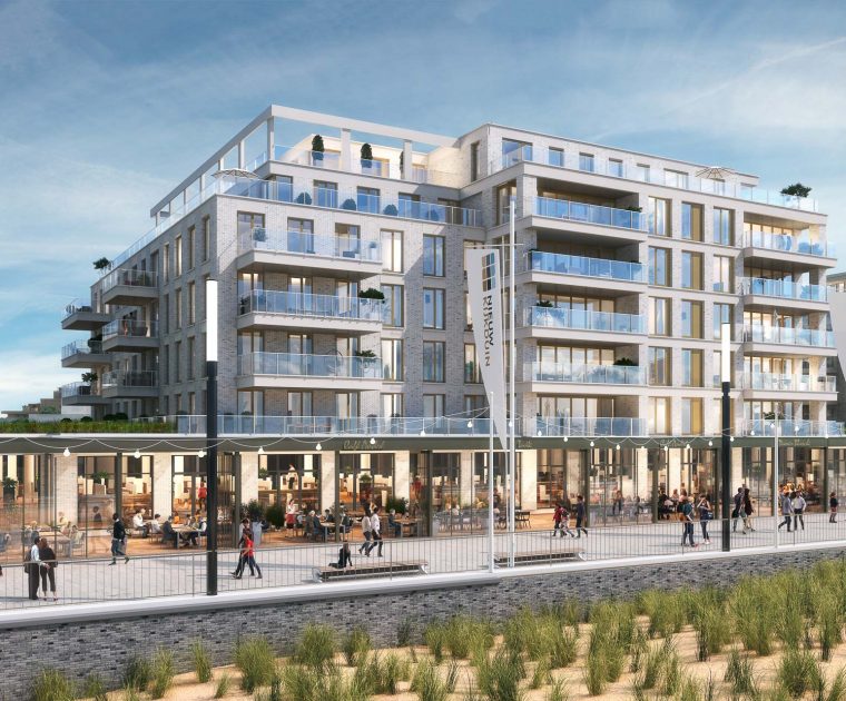 kijkduin housing netherlands beach